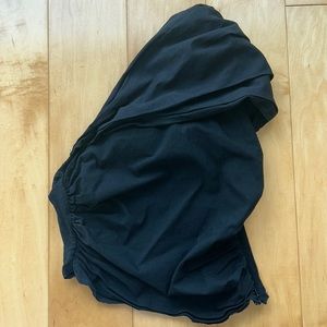 Zara one shoulder ruffled top